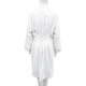 素色浴袍-白