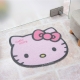 Hello Kitty 造型刮泥絲圈地墊-粉