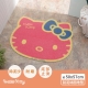 Hello Kitty 造型刮泥絲圈地墊-紅