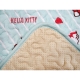 Hello Kitty 止滑沙發墊-藍(雙人)