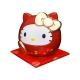 Hello Kitty 達摩陶瓷撲滿-紅