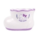 Hello Kitty 雨鞋陶瓷二號盆-優雅白 Hello Kitty 雨鞋陶瓷二號盆-優雅白