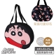 蠟筆小新造型購物保溫保冷袋-派對(黑)