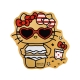 曬黑Hello Kitty 造型軟式地墊-沙灘
