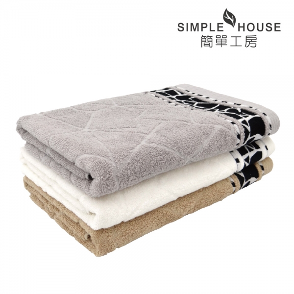石紋雙股紗 浴巾