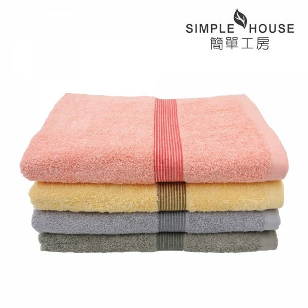 素色彩緞 浴巾