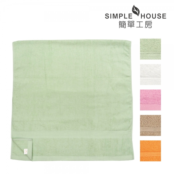 素色緞檔 浴巾