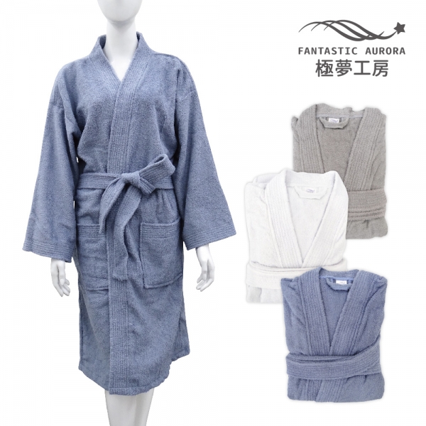 素色浴袍