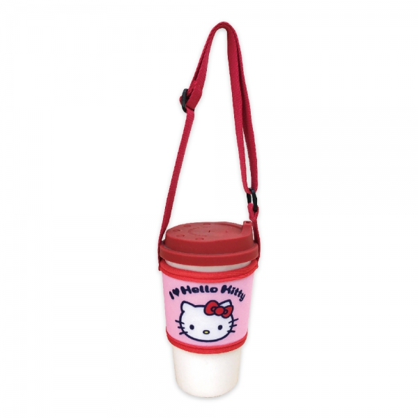 凱蒂貓 保溫杯套袋-基本款粉