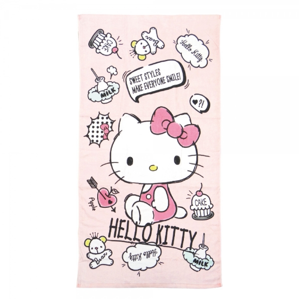 凱蒂貓的最愛 浴巾