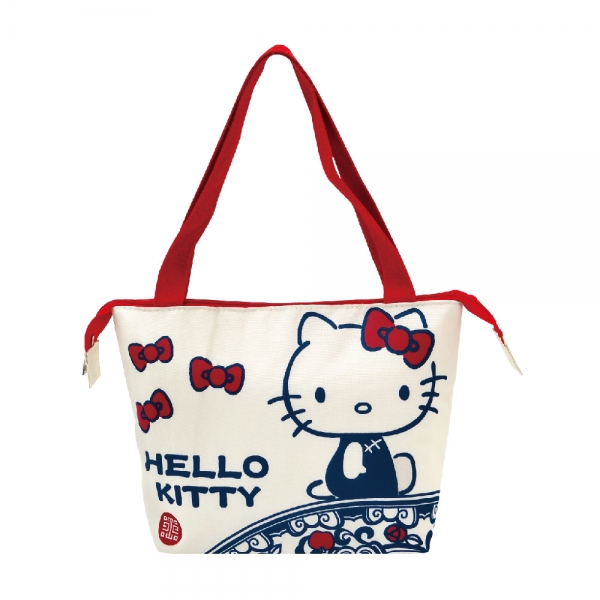 故宮x凱蒂貓 保冷暖提袋-米