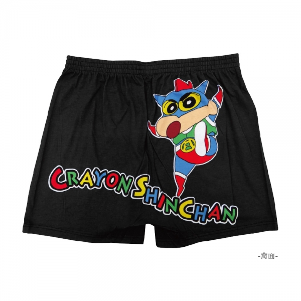 蠟筆小新 平口褲-動感超人(黑)