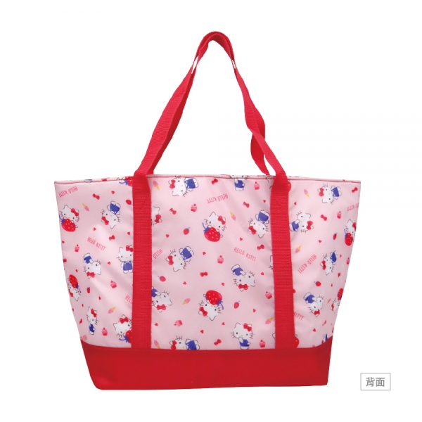 凱蒂貓 托特保溫保冷袋-草莓