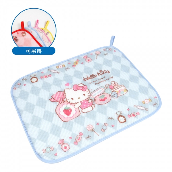 Hello Kitty 碗盤吸水墊(加厚款)-糖果