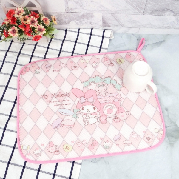 My Melody 碗盤吸水墊(加厚款)-甜點