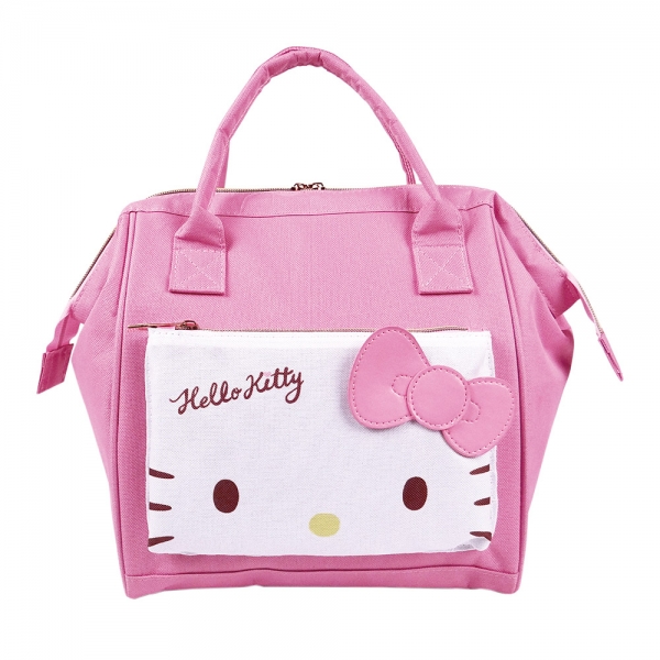 Hello Kitty 造型保溫保冷袋-櫻花(粉)
