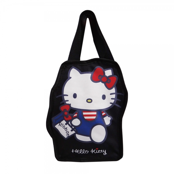 凱蒂貓造型飲料提袋-黑