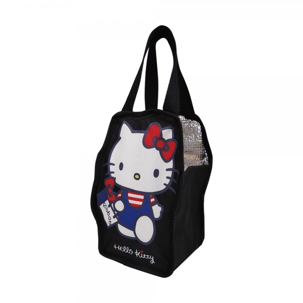 凱蒂貓造型飲料提袋-黑