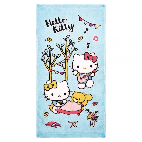 凱蒂貓歡樂野營童巾