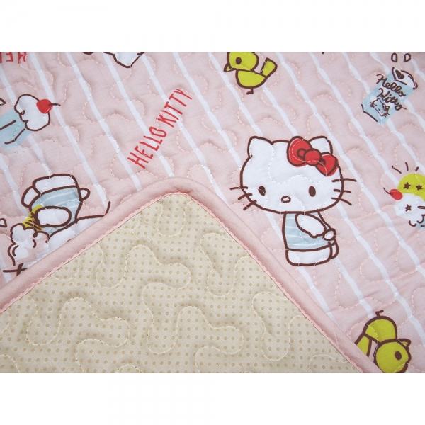 Hello Kitty 止滑沙發墊-粉(三人)