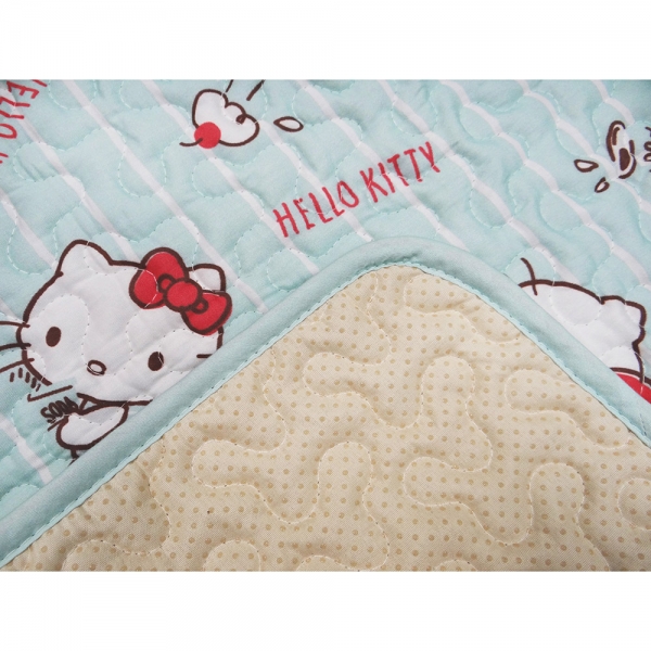 Hello Kitty 止滑沙發墊-藍(單人)