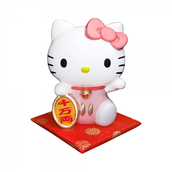Hello Kitty 招財陶瓷撲滿-粉 Hello Kitty 招財陶瓷撲滿-粉