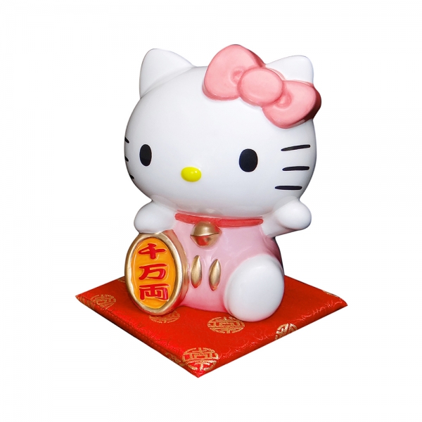 Hello Kitty 招財陶瓷撲滿-粉 Hello Kitty 招財陶瓷撲滿-粉