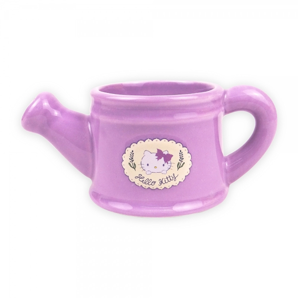 Hello Kitty 澆水器陶瓷二號盆-薰衣紫
