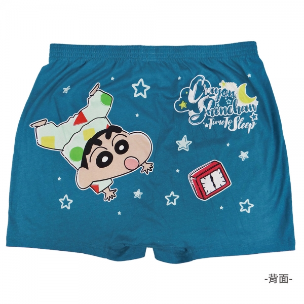 蠟筆小新星星睡衣平口褲-深藍