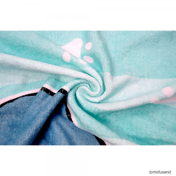 貓福珊迪鯊魚浴巾