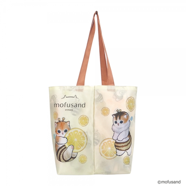 貓福珊迪翻轉兩用雙杯袋-蜜蜂