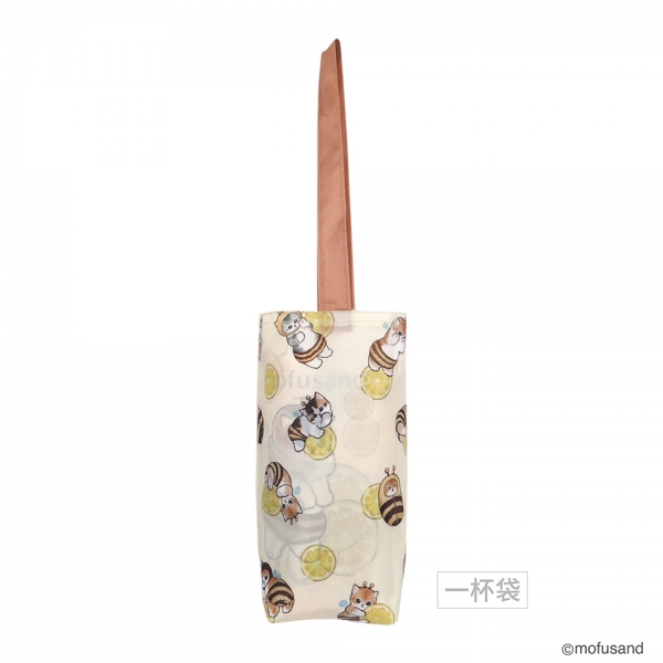 貓福珊迪翻轉兩用雙杯袋-蜜蜂