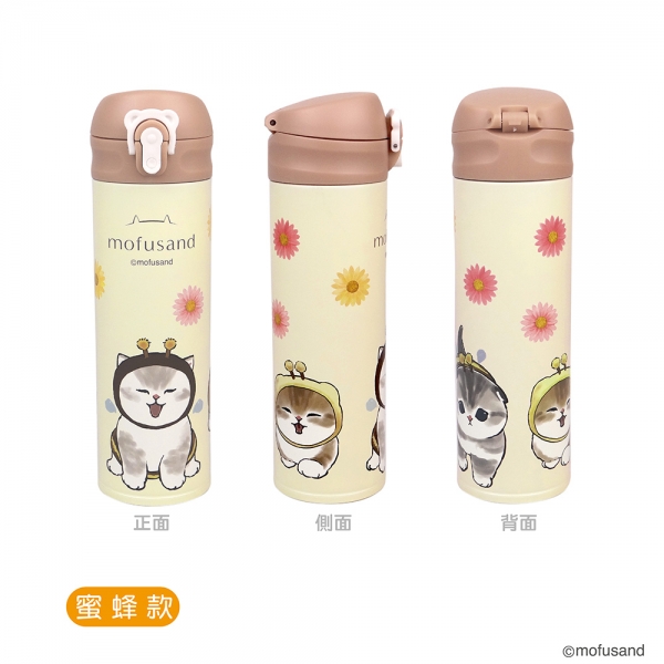 貓福珊迪彈蓋保溫瓶 鯊魚/蜜蜂