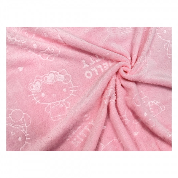 Hello Kitty壓花吸水浴巾