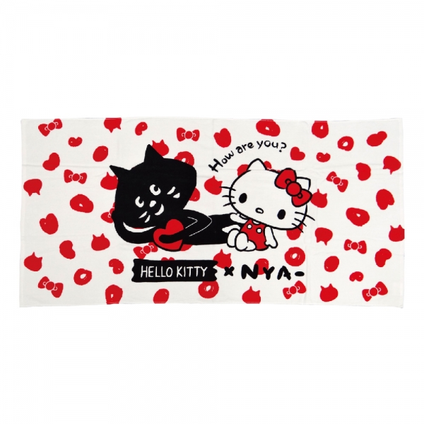 印花海灘巾｜凱蒂貓 x NYA-