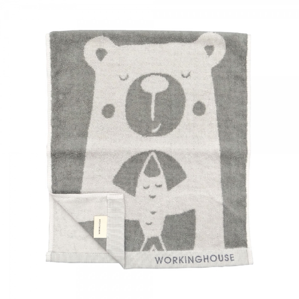 雙色提花毛巾｜北歐童趣