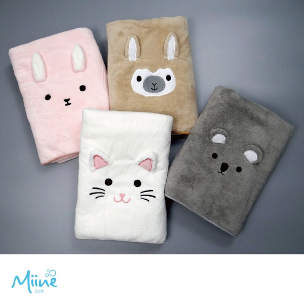 Miine動物造型浴巾 Miine動物造型浴巾