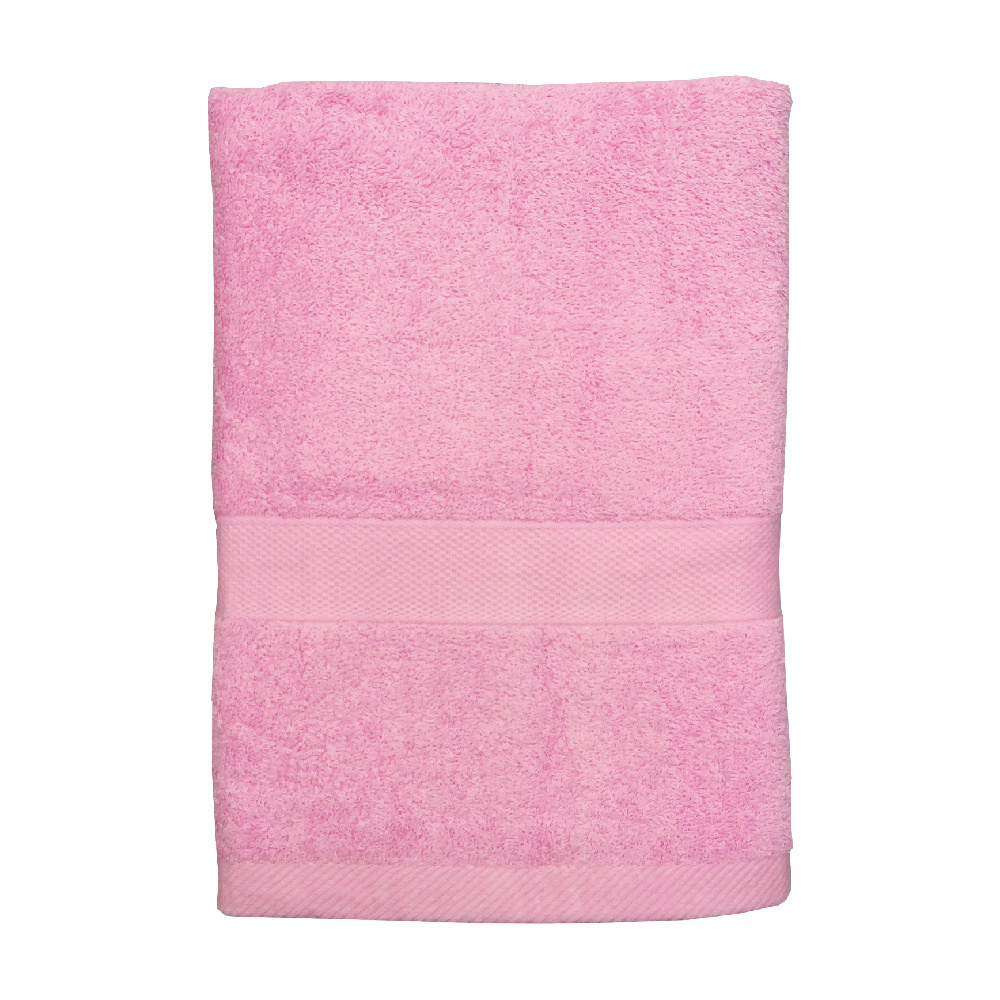 素色緞檔浴巾