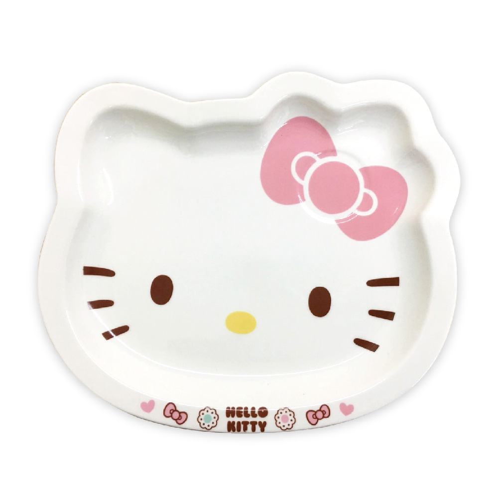 凱蒂貓-造型陶瓷盤10吋-點心款