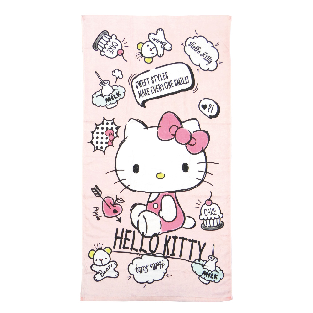 凱蒂貓的最愛-浴巾