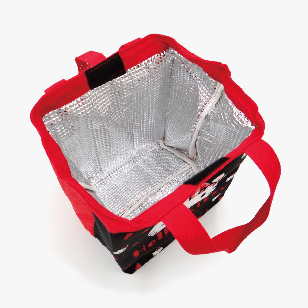 凱蒂貓-方口保冷暖袋-格紋