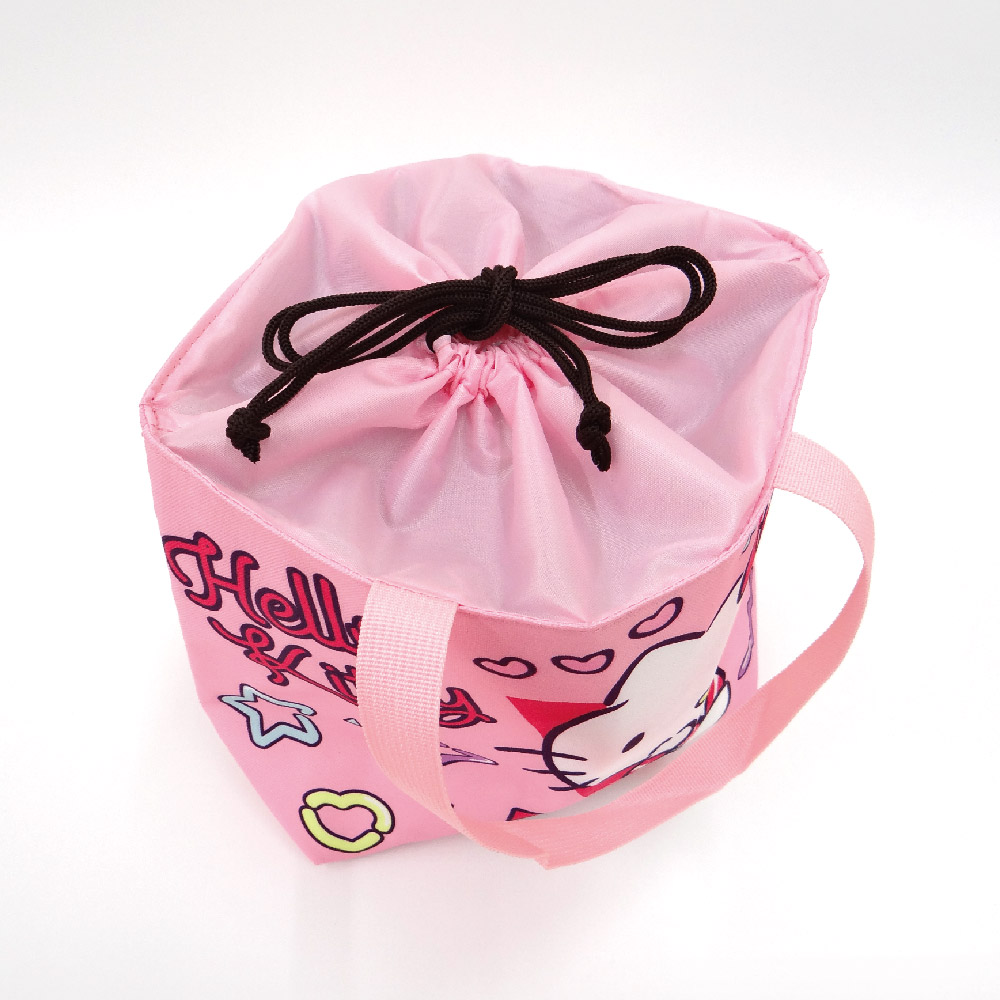 凱蒂貓-束口保冷暖袋-飛吻