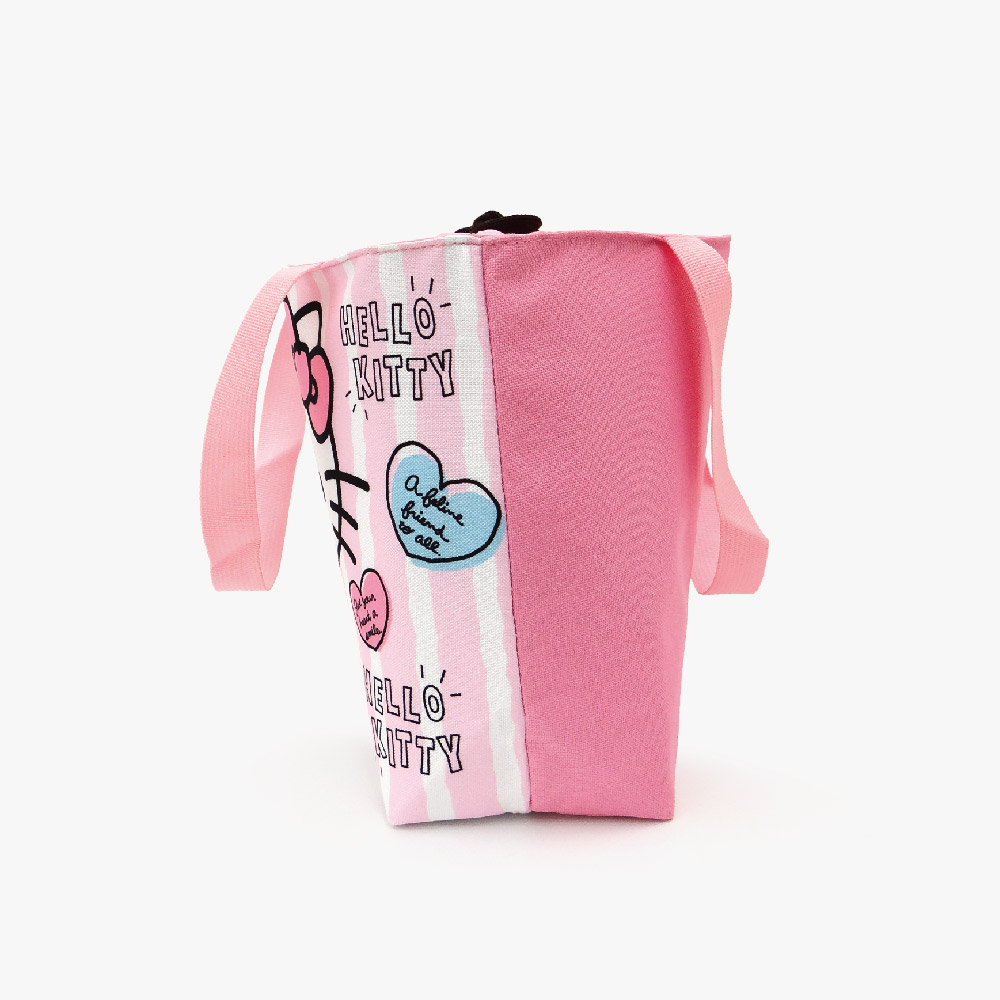 凱蒂貓-束口保冷暖袋-抱小熊