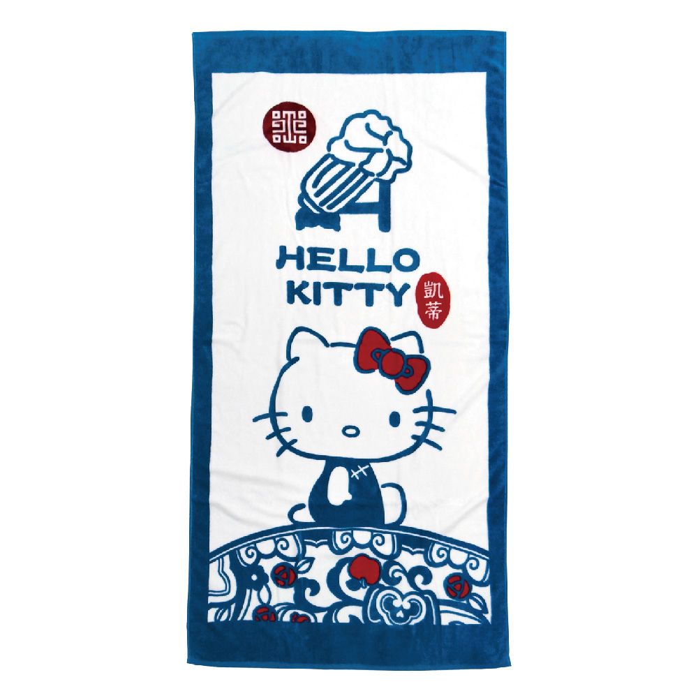 故宮x凱蒂貓-浴巾
