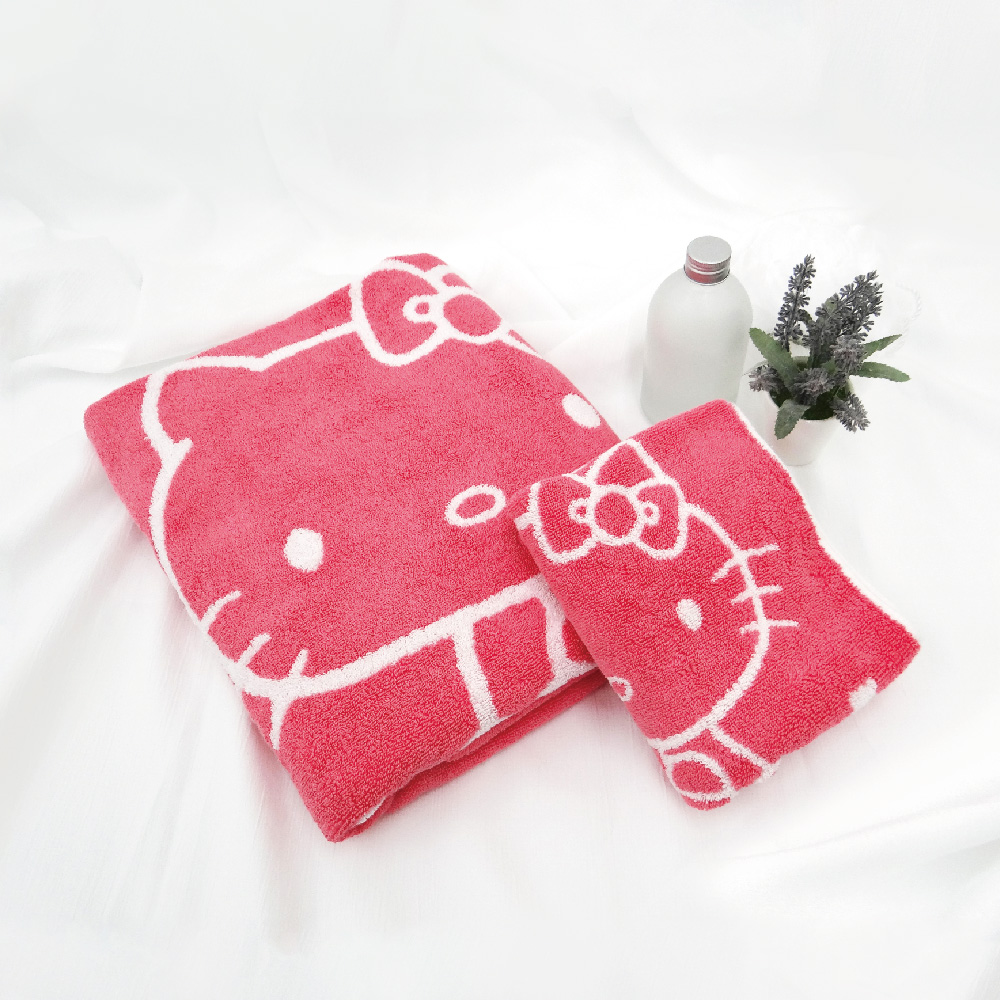 凱蒂貓-雙色提花系列-曬衣服