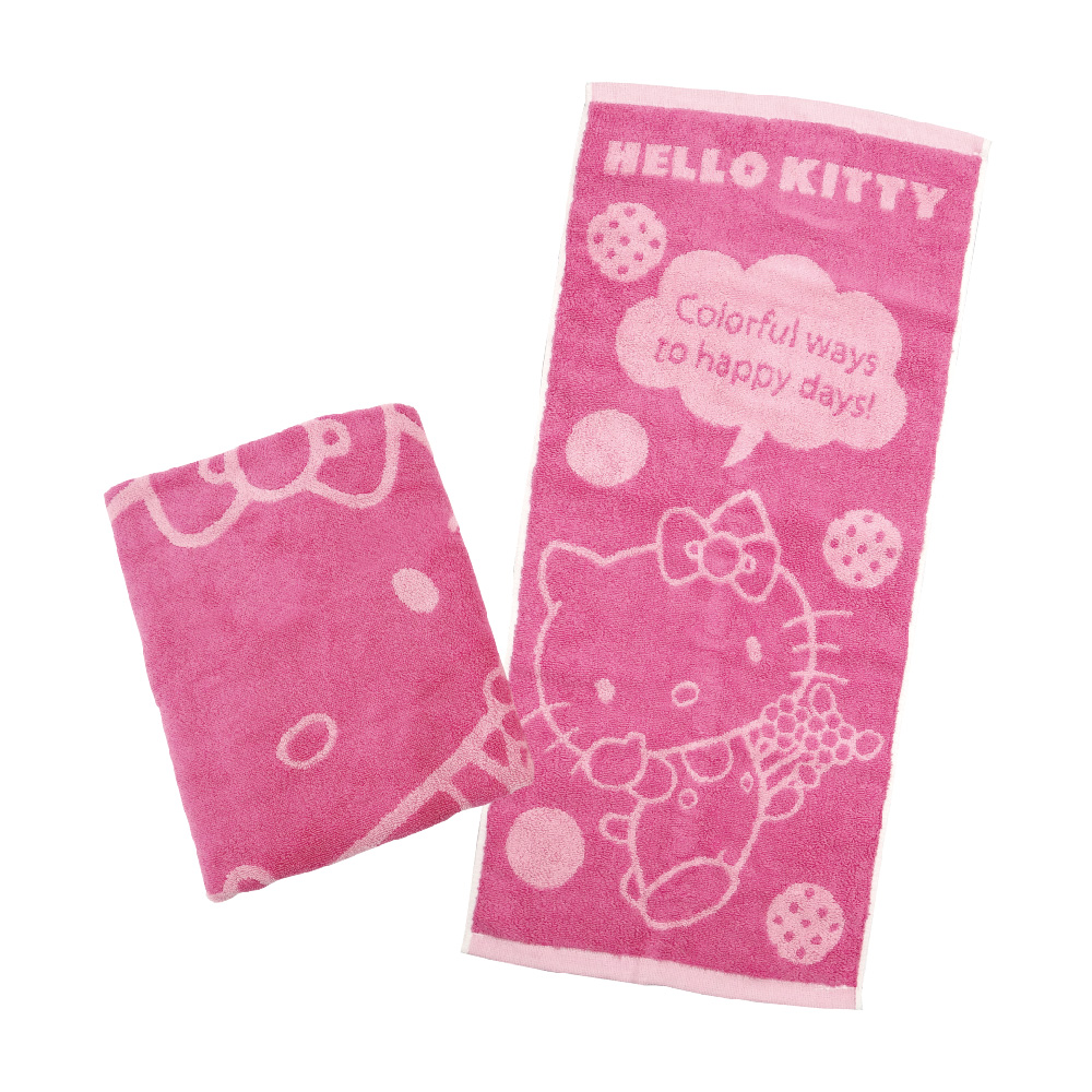 凱蒂貓-雙色提花系列-美好心情