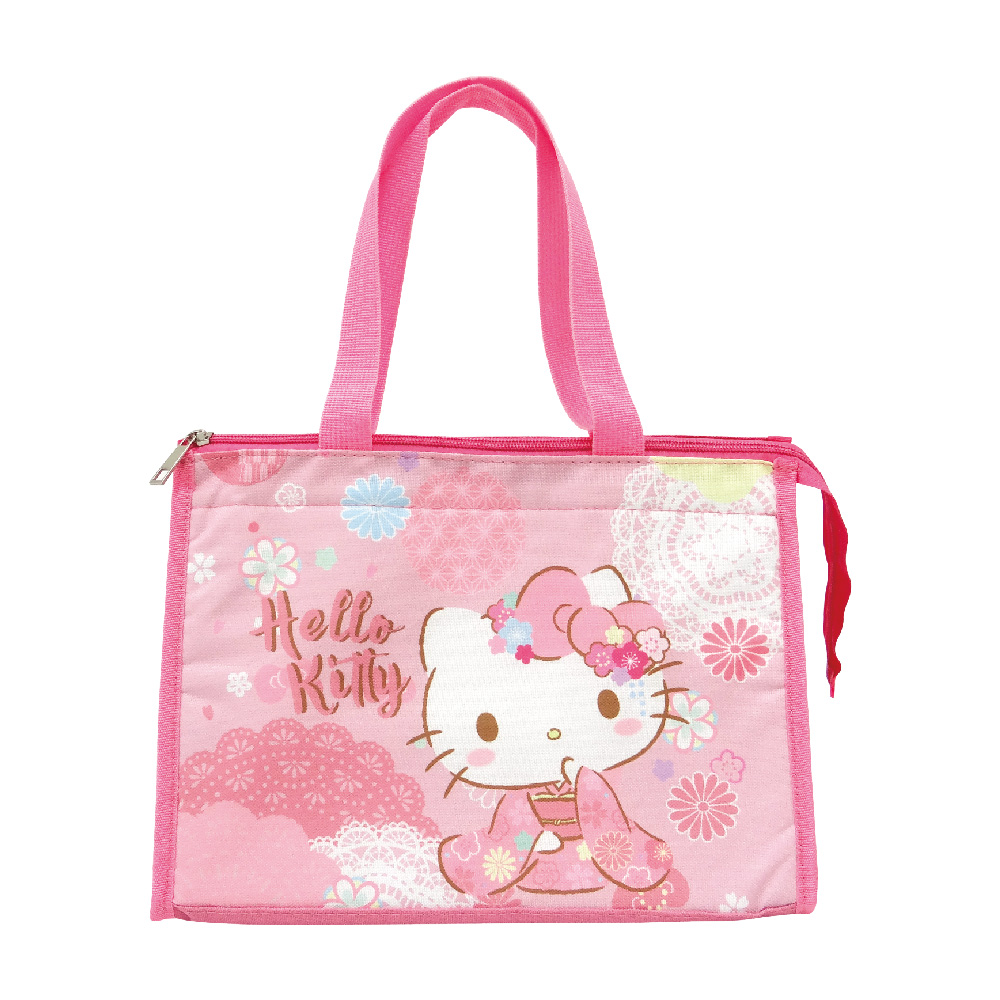 凱蒂貓-方形保溫保冷提袋-和服