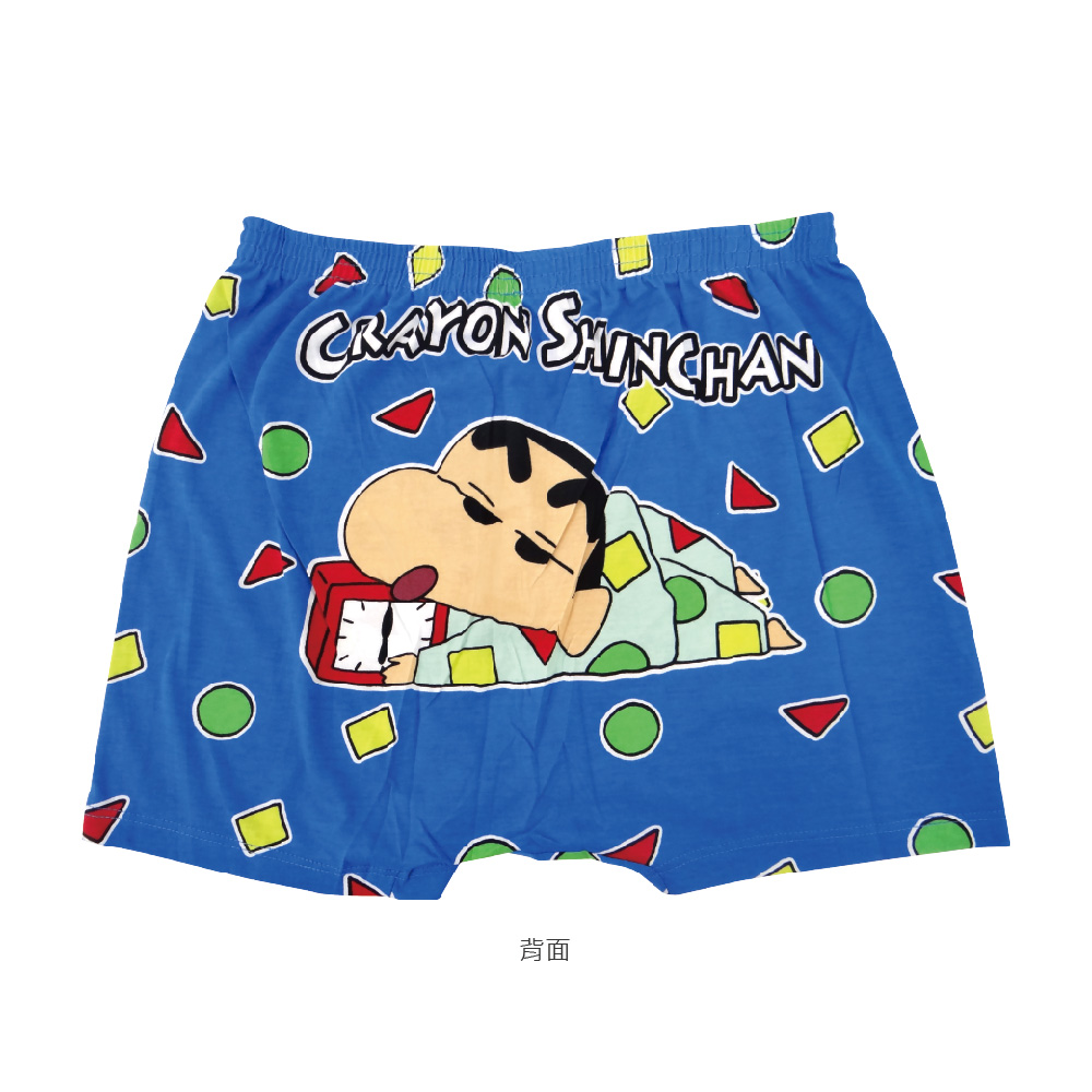 蠟筆小新-睡衣派對平口褲-藍