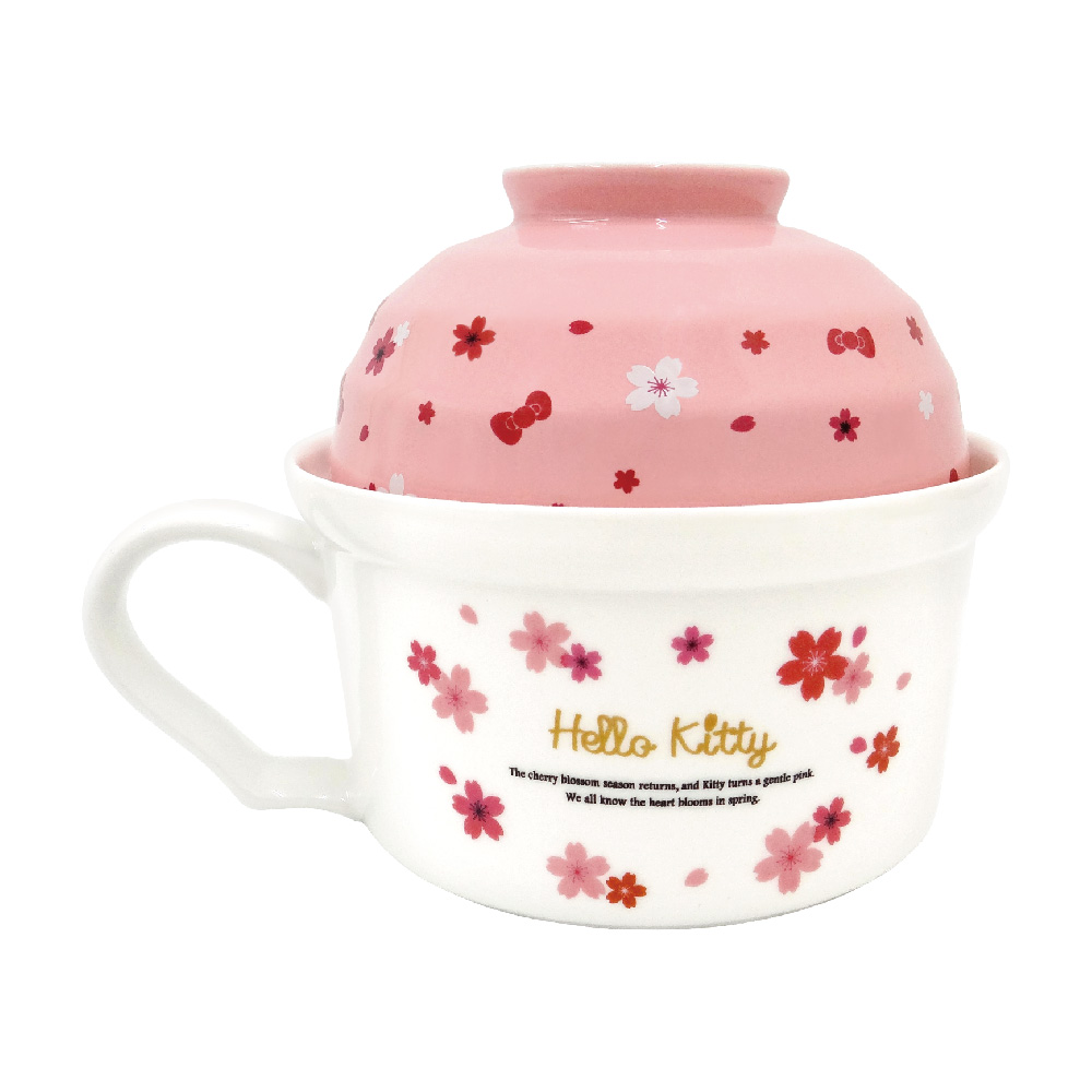 凱蒂貓-櫻花泡麵碗