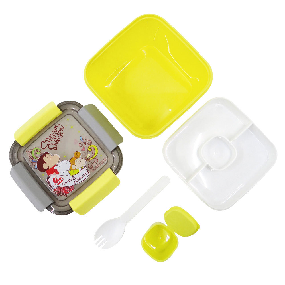 蠟筆小新-野趣保鮮便當盒-小-黃